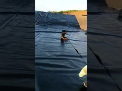 Νέο Hdpe γήρανσης ανθεκτικό Hdpe σκαφών της γραμμής λιμνών στεγανό διπλό ομαλό hdpe Geomembrane μεμβρανών