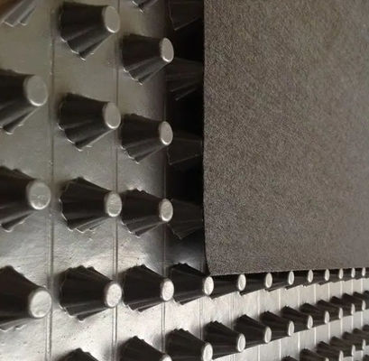 Ποιότητα  Black HIPS Dimple Plastic Drainage Board ISO9001 Certificated εργοστάσιο